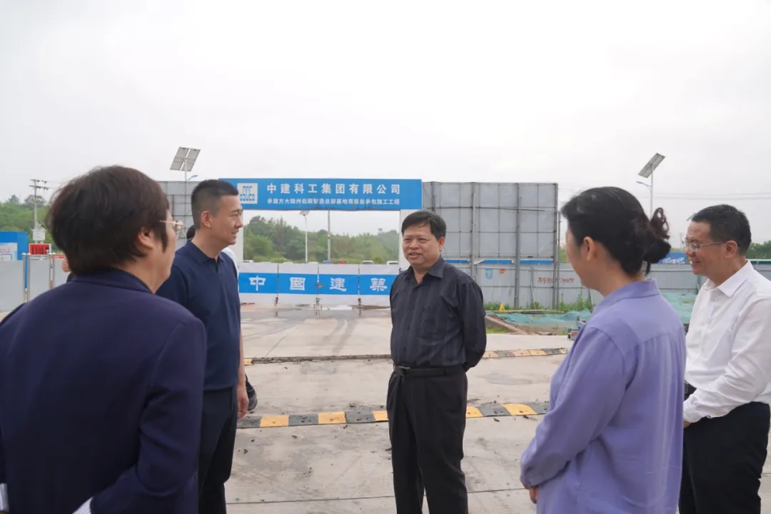 赵多仙在章贡区调研重大项目建设、督导防汛工作